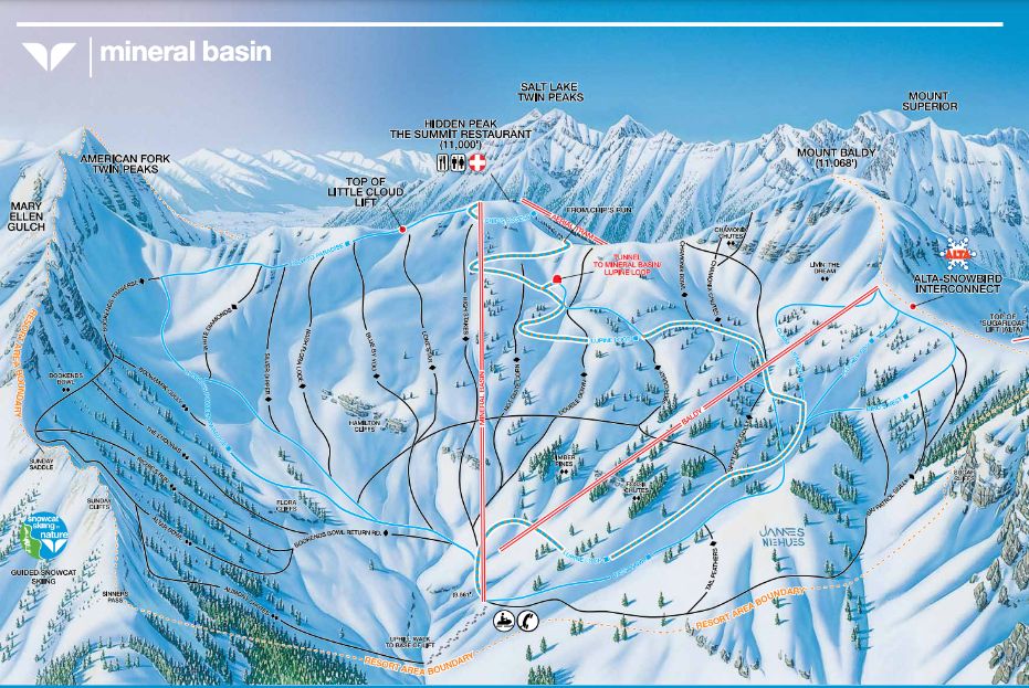 1 snowbird utah trail map