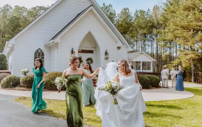 6 couples celebrating their wedding day at evergreen venue in rainbow city alabama
