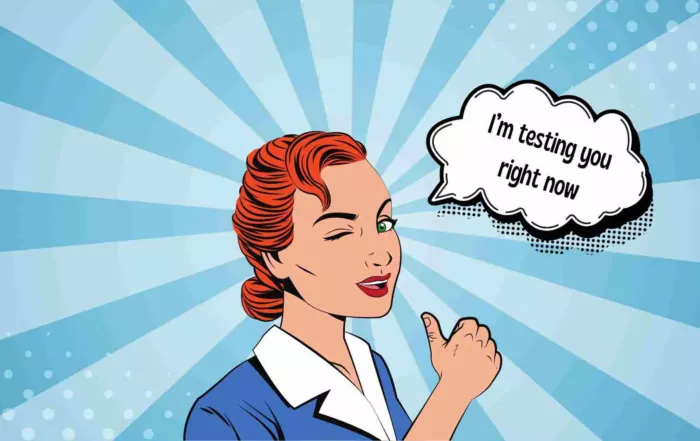im testing you right now