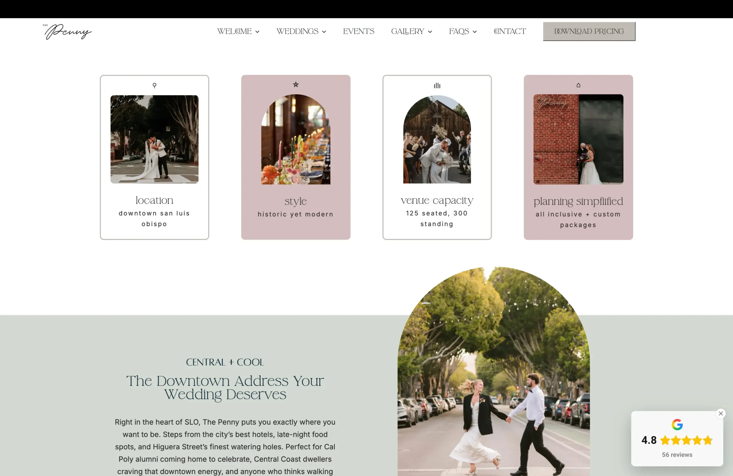 Wedding Venue Web Design Examples