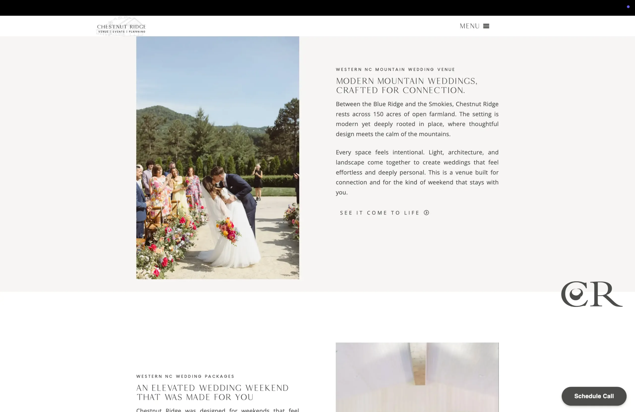 Wedding Venue Web Design Examples